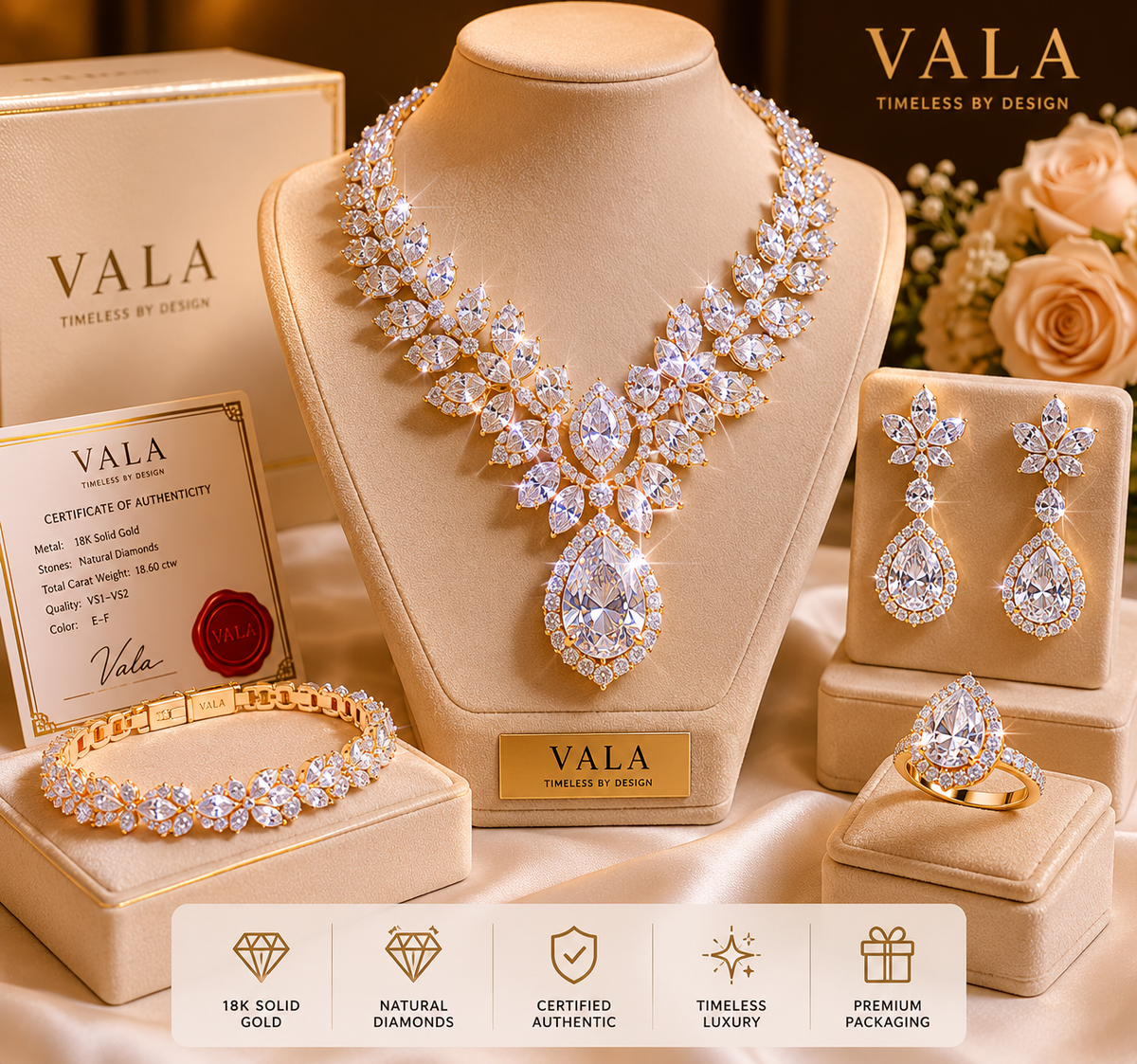Vala Éternelle Diamond Statement Set